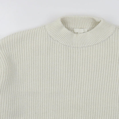 Womens UK Size M H&M Beige Pullover Jumper
