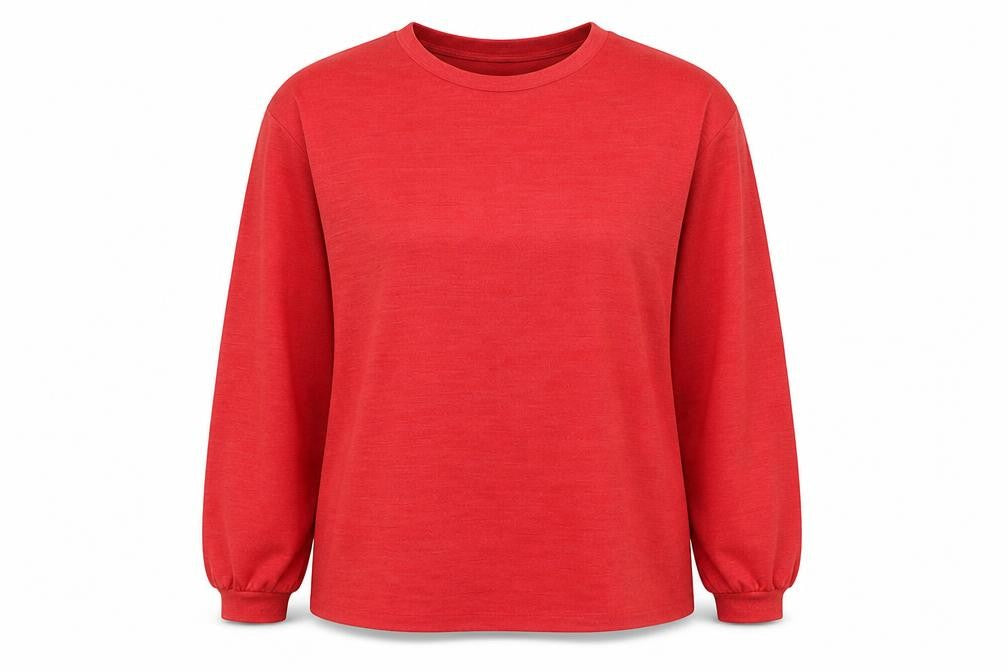 Dunnes Womens Red  Polyester Pullover Sweatshirt Size M