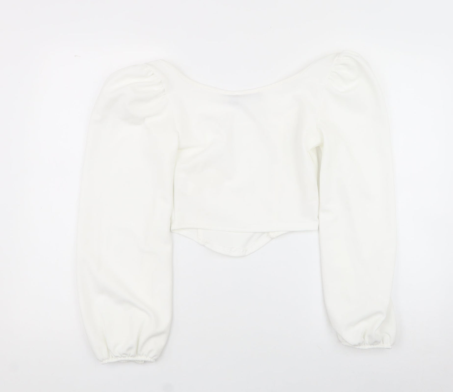 Womens UK Size 8 PRETTYLITTLETHING White Basic Tank