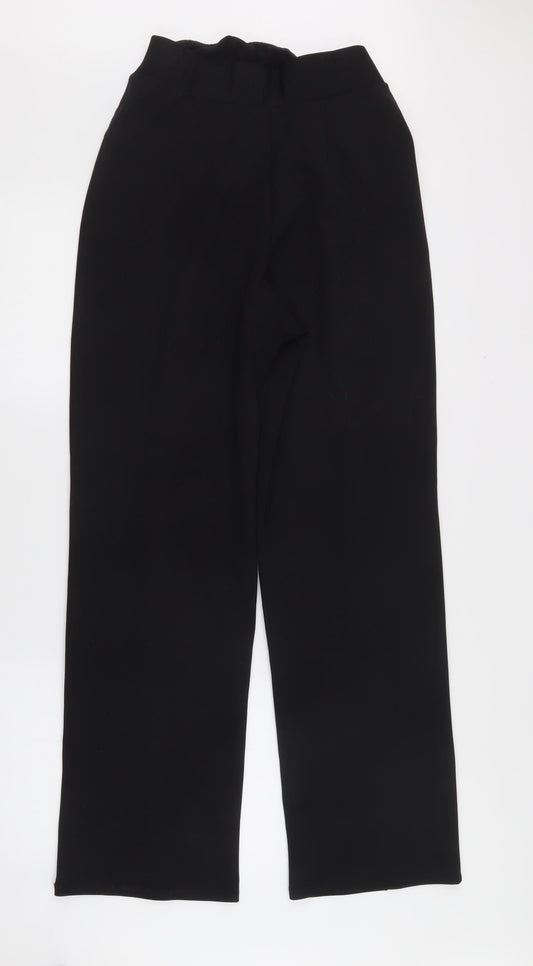 Womens UK Size M H&M Regular Fit  Black Trousers