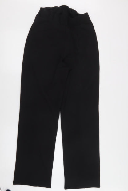 Womens UK Size M H&M Regular Fit  Black Trousers