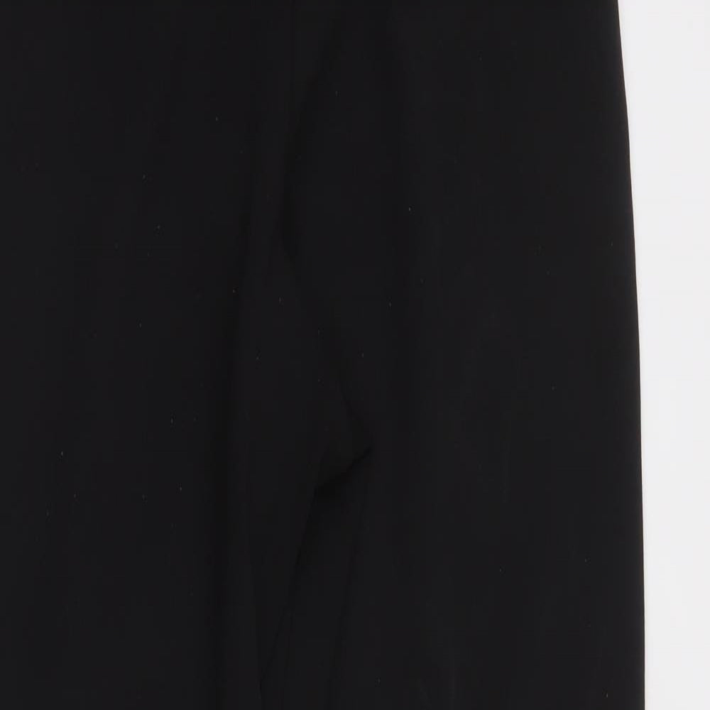Womens UK Size M H&M Regular Fit  Black Trousers