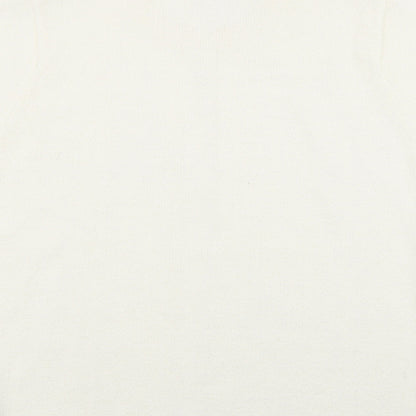 Berkertex Womens White  Acrylic Pullover Sweatshirt Size 14   - size 14-16