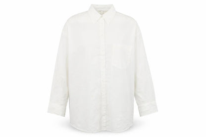 Mens UK Size XL h&m White  Button-Up Long Sleeve Casual Shirt