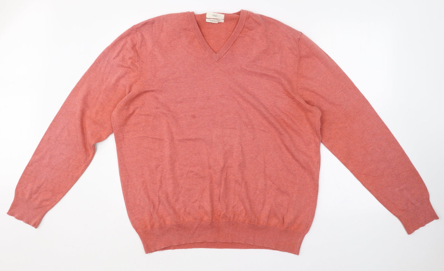 Womens UK Size 2XL Marks and Spencer Pink Pullover Jumper
