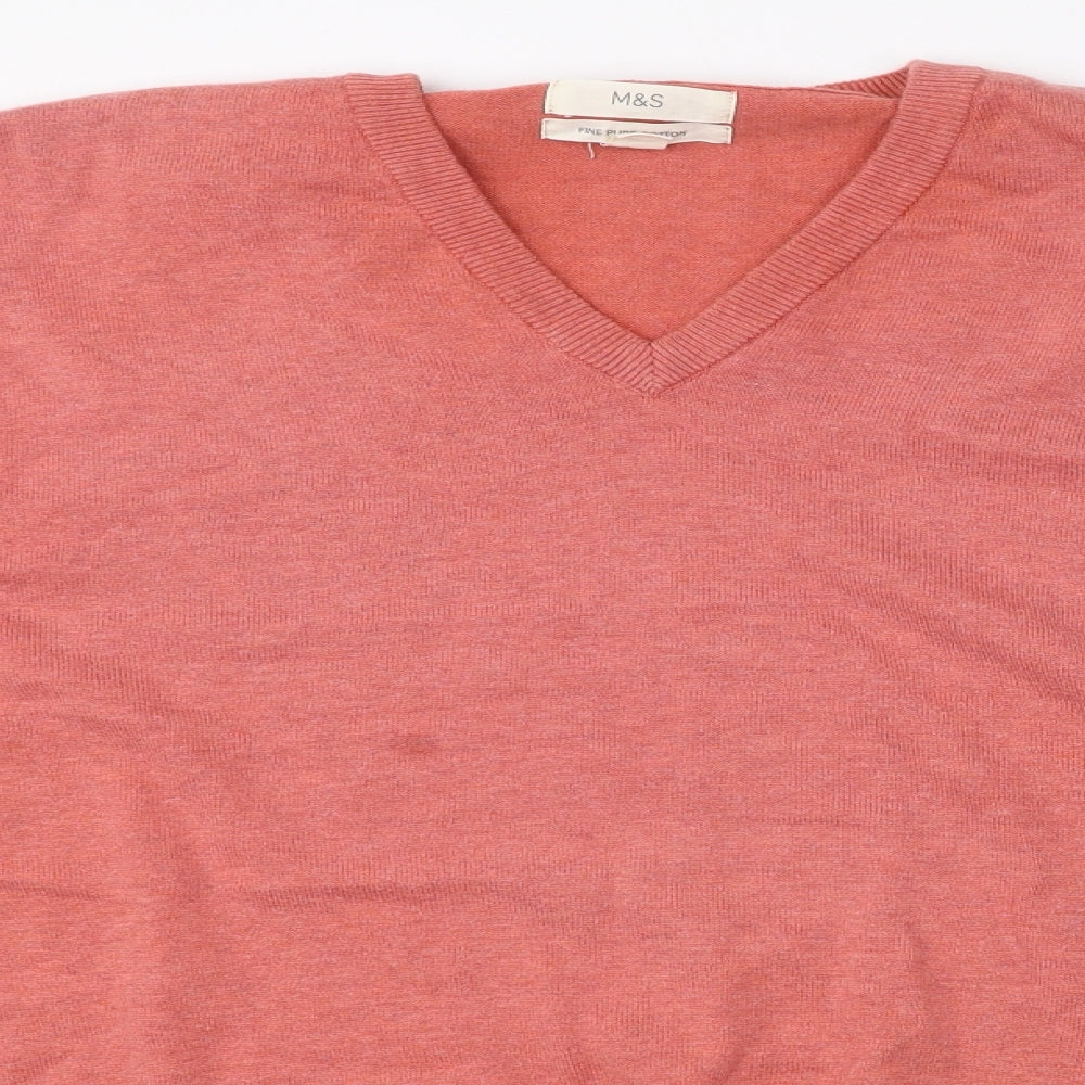 Womens UK Size 2XL Marks and Spencer Pink Pullover Jumper