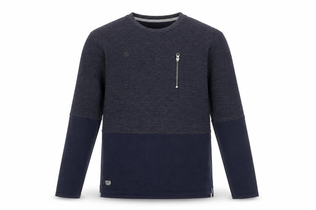 Mens UK Size S Twisted Soul Blue Pullover Jumper