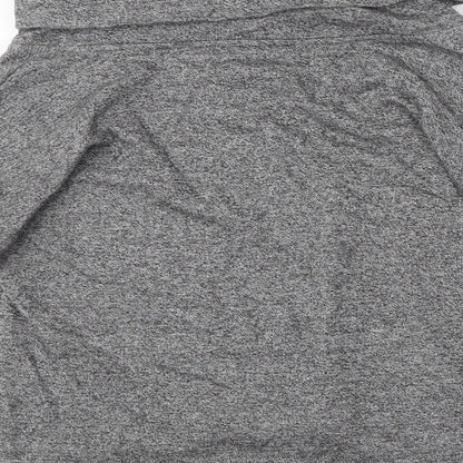 TU Womens Grey Roll Neck  Cotton Pullover Jumper Size 12