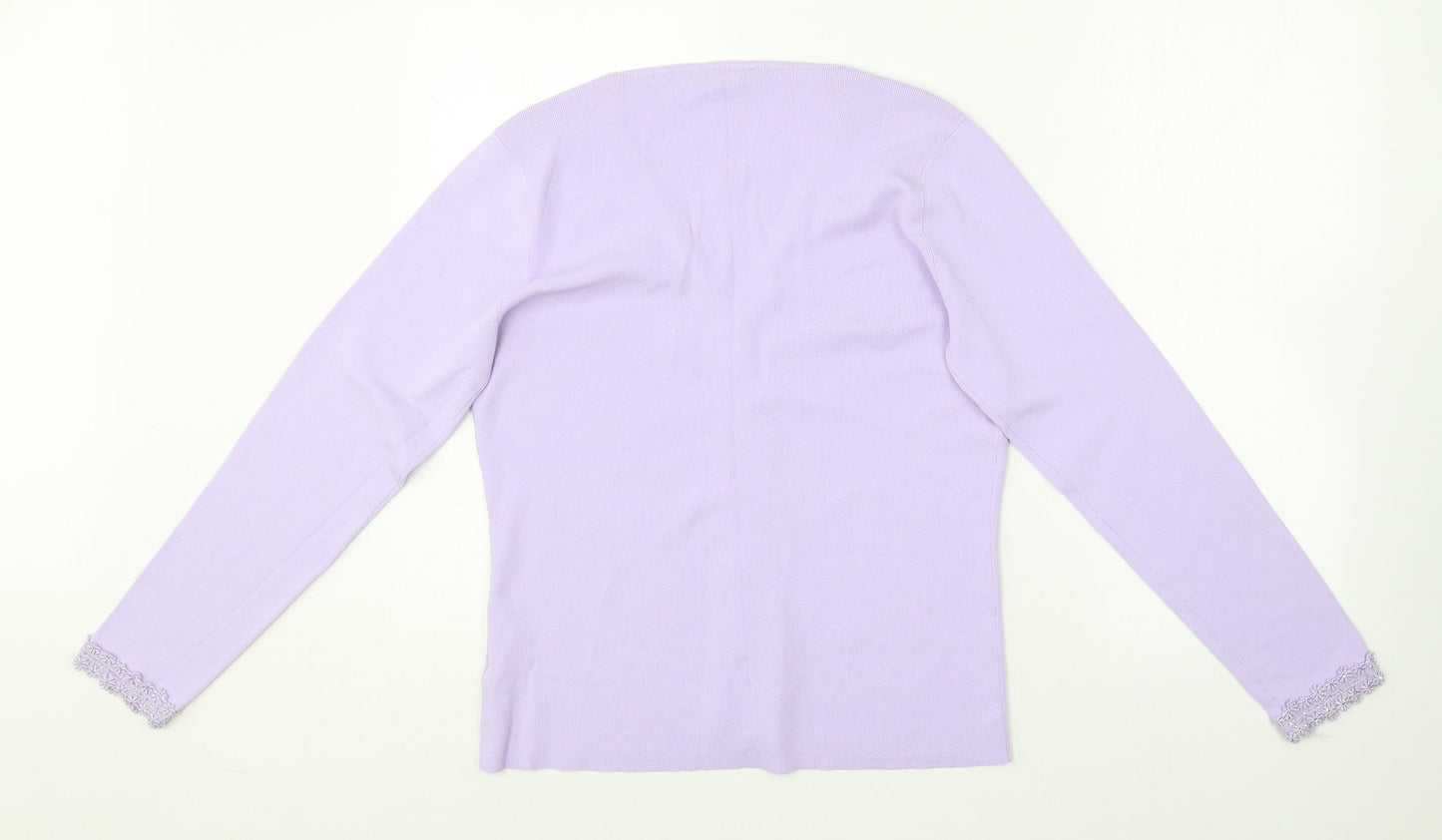Womens UK Size 16 Alibi Purple Pullover Jumper