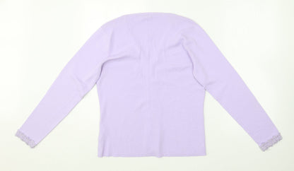 Womens UK Size 16 Alibi Purple Pullover Jumper