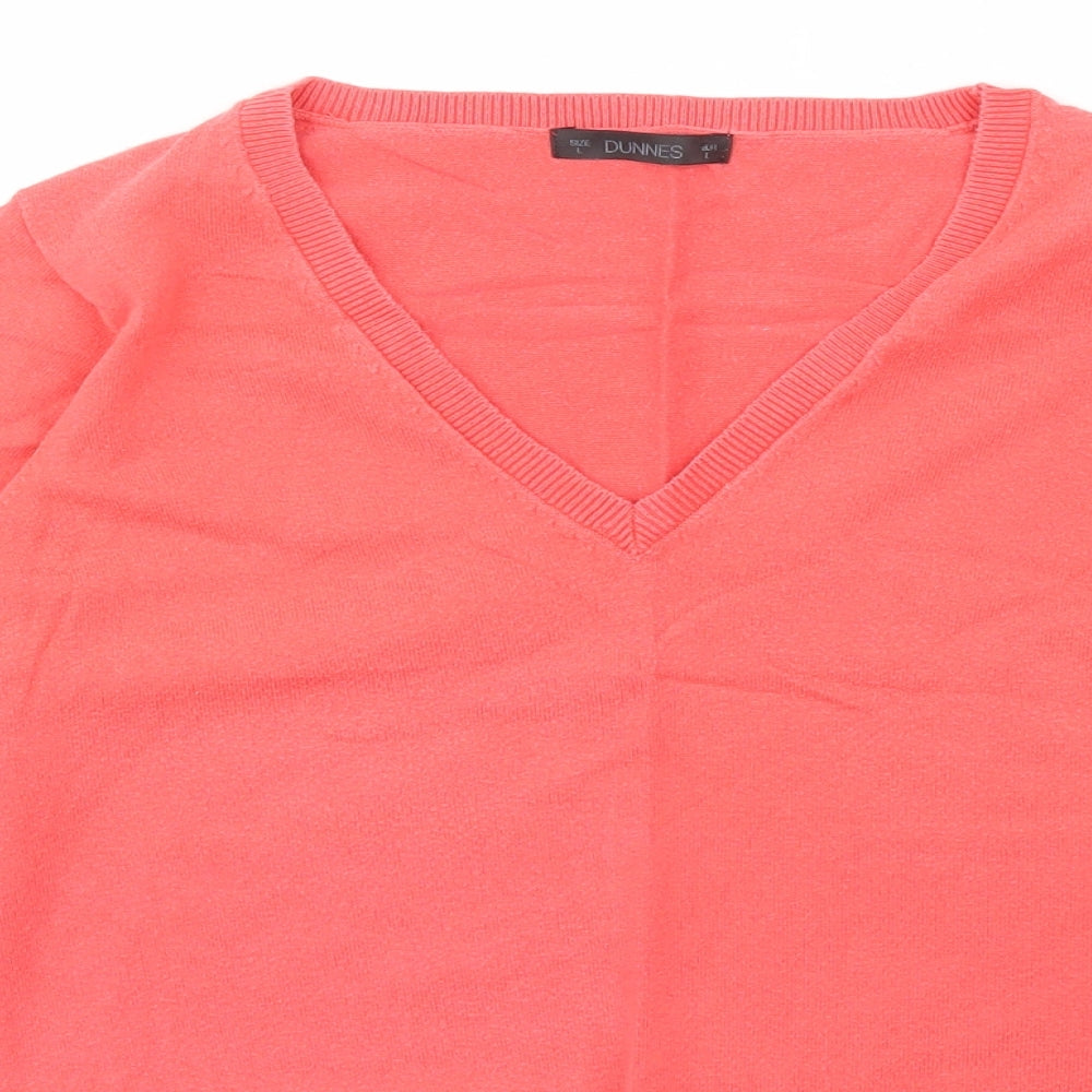 Womens UK Size L Dunnes Stores Pink Pullover Jumper