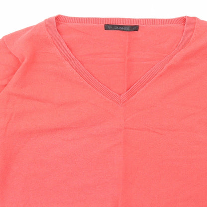 Womens UK Size L Dunnes Stores Pink Pullover Jumper