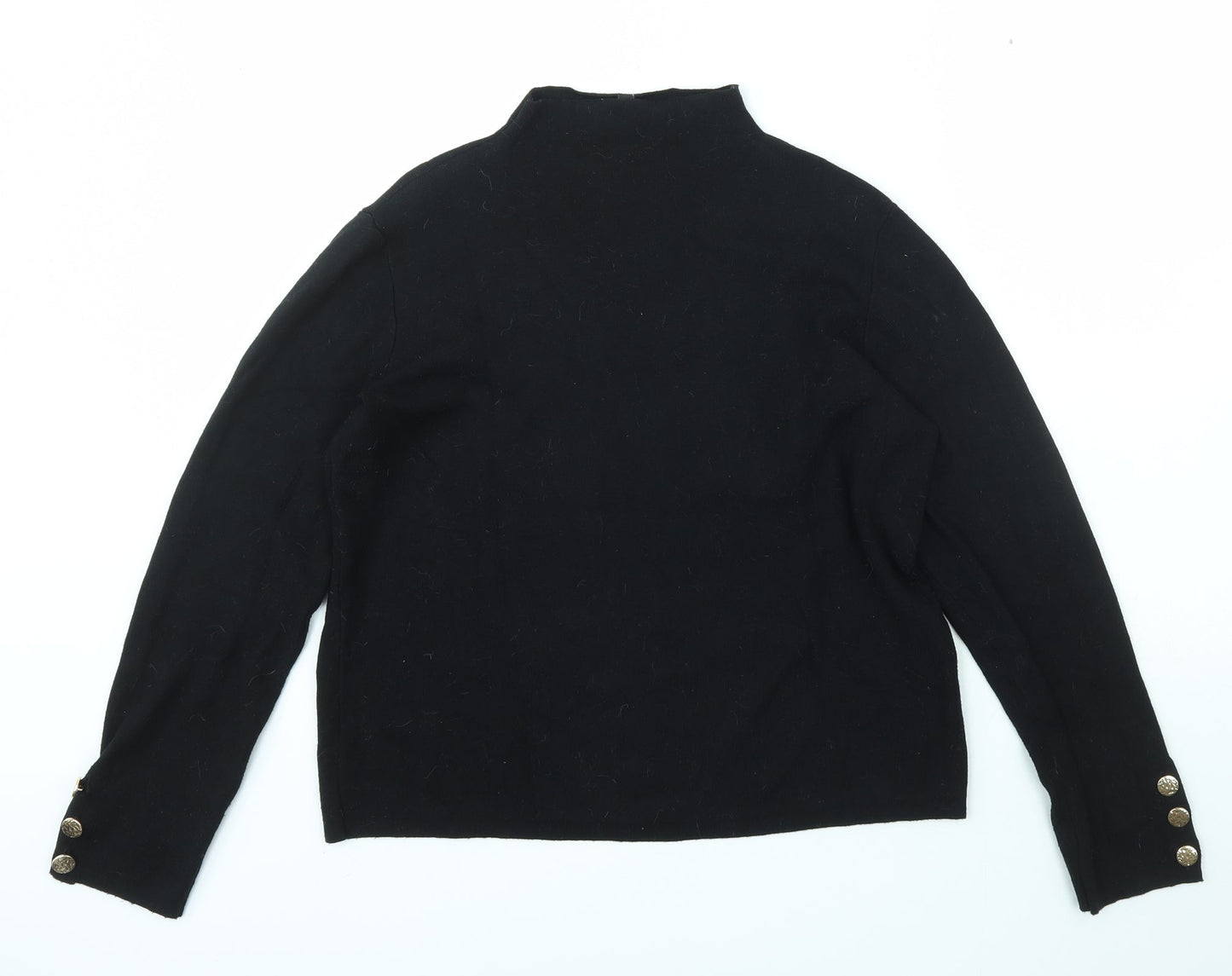 George Womens Green High Neck  Acrylic Pullover Jumper Size XL