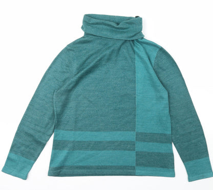 Womens UK Size S Casamia Green Pullover Jumper