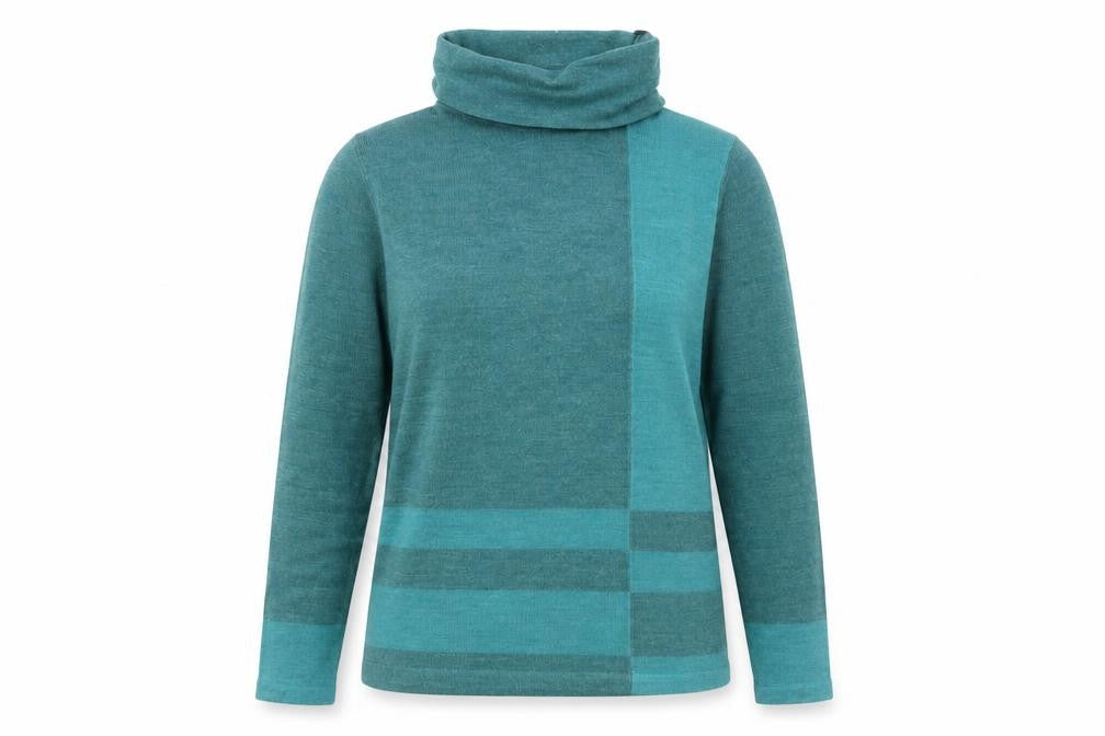 Womens UK Size S Casamia Green Pullover Jumper