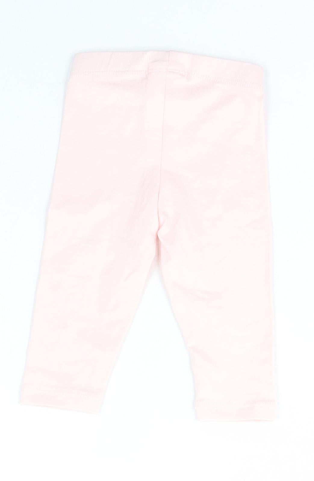 Losan Girls Pink  Cotton Jogger Leggings Size 12 Months  Pullover