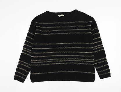 Womens UK Size 14 BHS Black Pullover Jumper