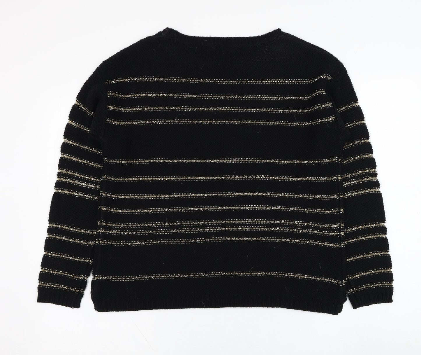 Womens UK Size 14 BHS Black Pullover Jumper