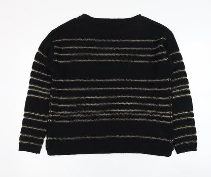 Womens UK Size 14 BHS Black Pullover Jumper