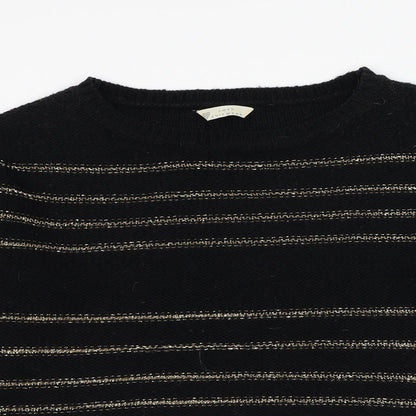 Womens UK Size 14 BHS Black Pullover Jumper