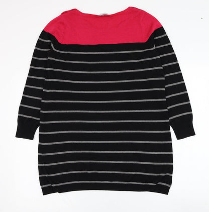 Womens UK Size 16 BHS Black Pullover Jumper