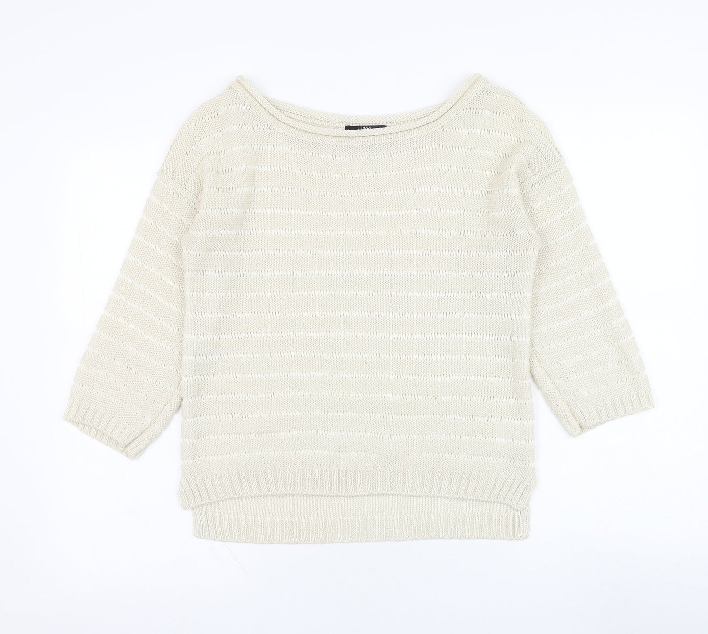 Womens UK Size 10 Jane Norman Ivory Pullover Jumper