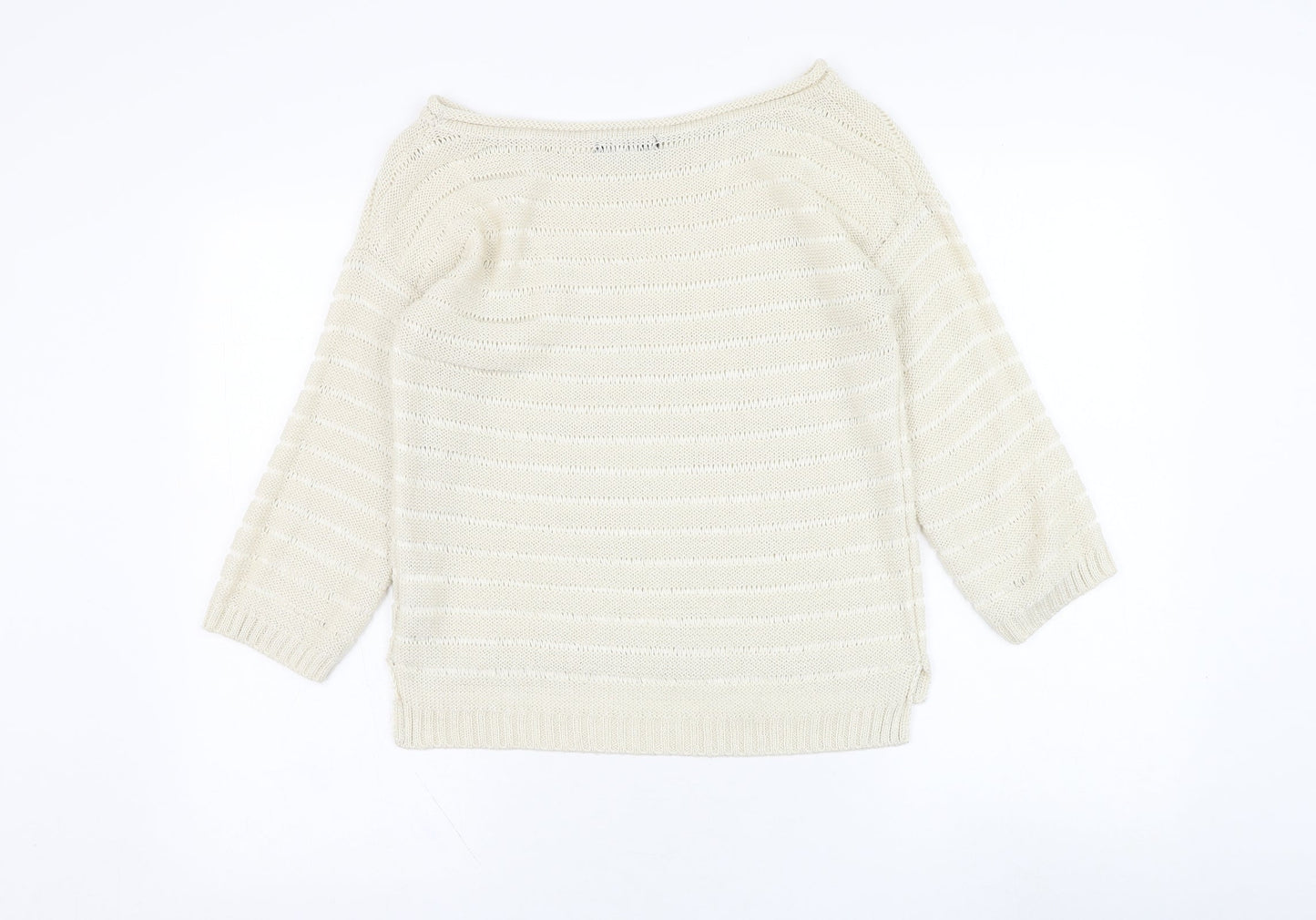 Womens UK Size 10 Jane Norman Ivory Pullover Jumper