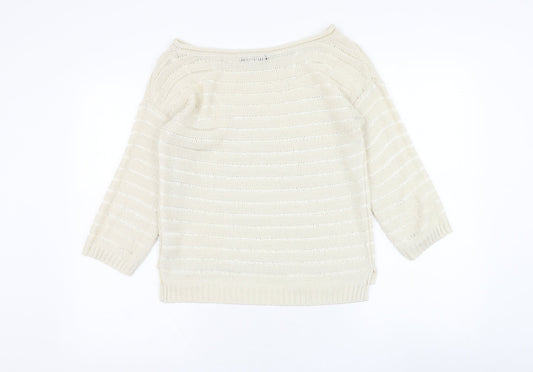 Womens UK Size 10 Jane Norman Ivory Pullover Jumper