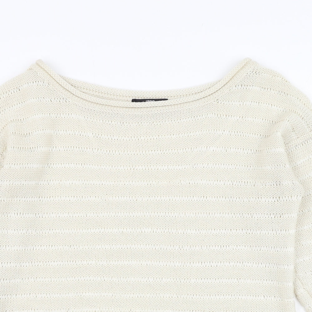 Womens UK Size 10 Jane Norman Ivory Pullover Jumper