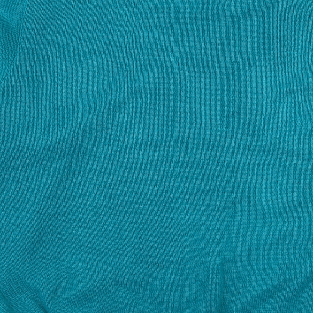 Womens UK Size M Classic Green Pullover Jumper