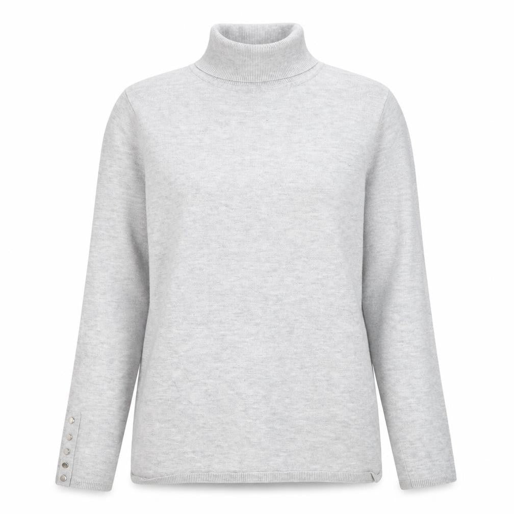 Womens UK Size 10 M&Co Grey Pullover Jumper