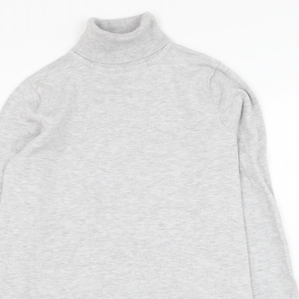Womens UK Size 10 M&Co Grey Pullover Jumper