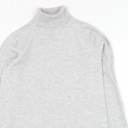 Womens UK Size 10 M&Co Grey Pullover Jumper