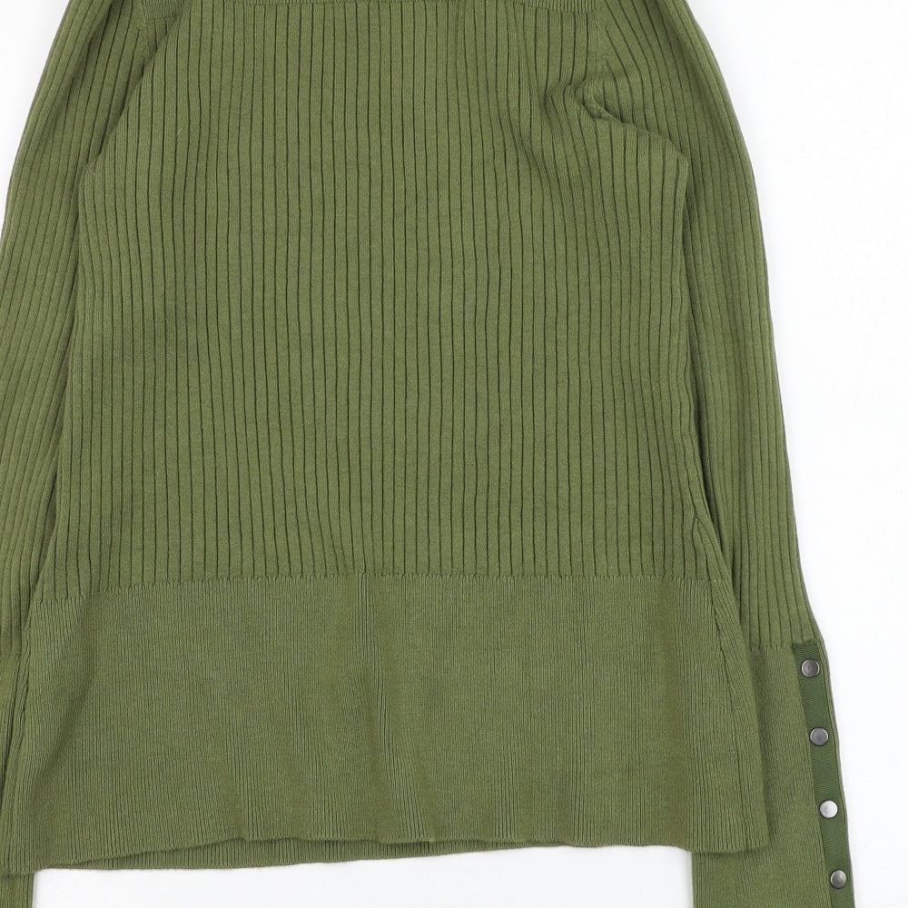 Womens UK Size M Linea Green Pullover Jumper