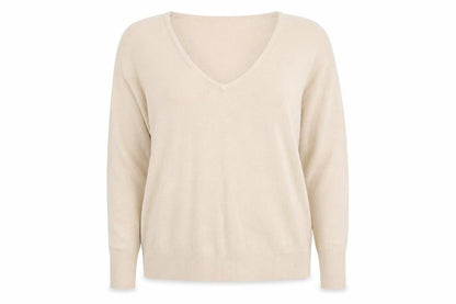 Womens UK Size 16 BHS Beige Pullover Jumper