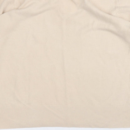 Womens UK Size 16 BHS Beige Pullover Jumper