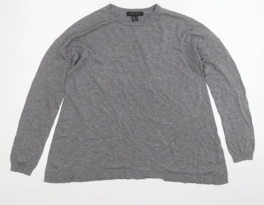 Womens UK Size 12 Atmosphere Grey Pullover Jumper