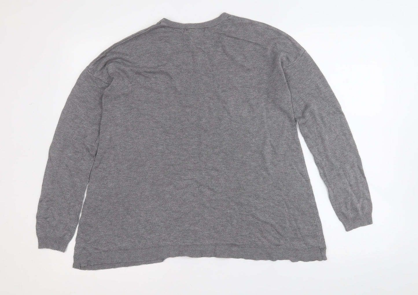 Womens UK Size 12 Atmosphere Grey Pullover Jumper