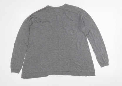 Womens UK Size 12 Atmosphere Grey Pullover Jumper