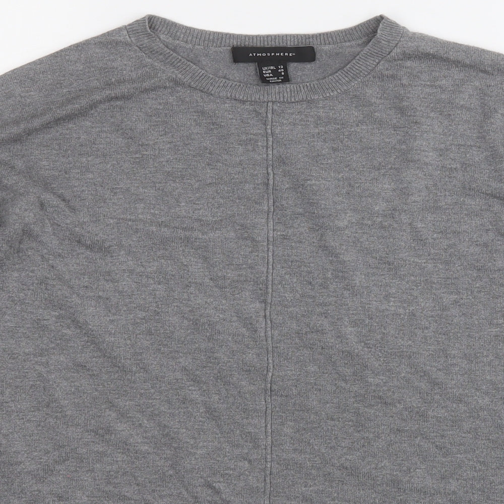Womens UK Size 12 Atmosphere Grey Pullover Jumper
