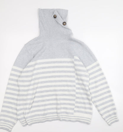 Womens UK Size 18 Roman Grey Pullover Jumper