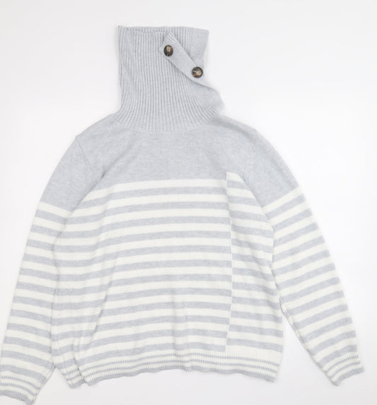 Womens UK Size 18 Roman Grey Pullover Jumper