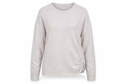 Jeff & Co Womens Pink Round Neck  Polyester Pullover Jumper Size 10
