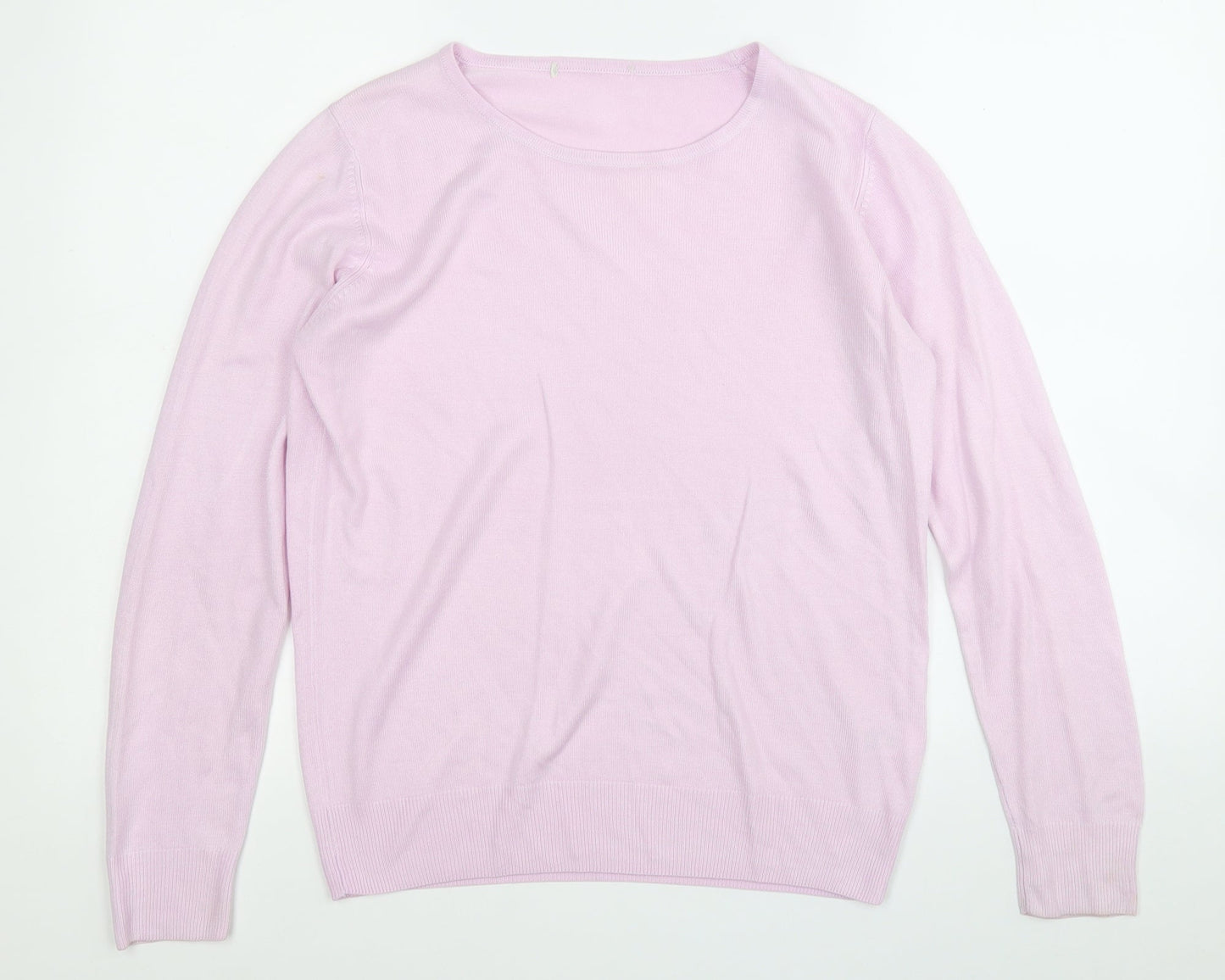 Womens UK Size 10 Marks and Spencer Purple Pullover Jumper