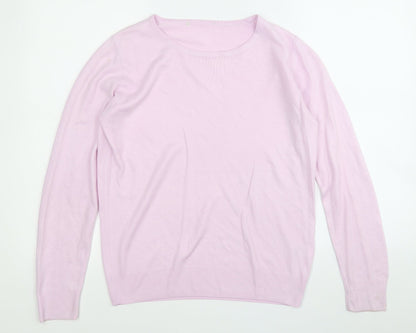 Womens UK Size 10 Marks and Spencer Purple Pullover Jumper