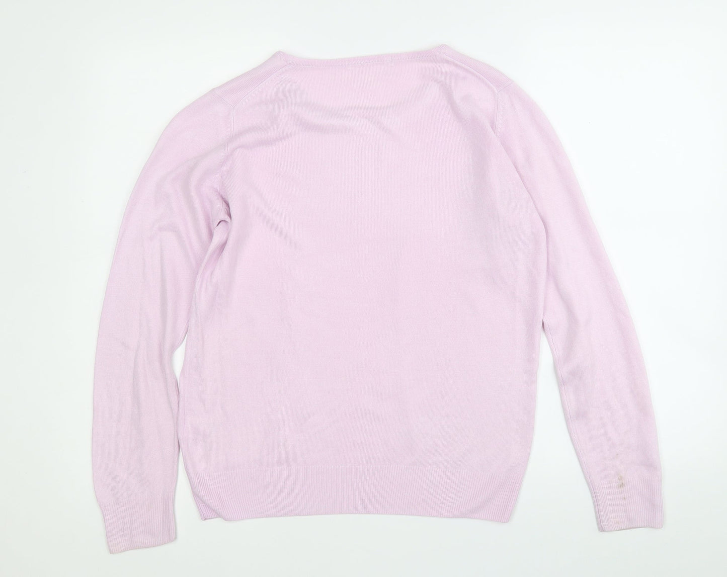 Womens UK Size 10 Marks and Spencer Purple Pullover Jumper