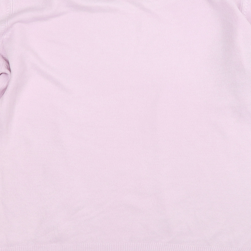 Womens UK Size 10 Marks and Spencer Purple Pullover Jumper