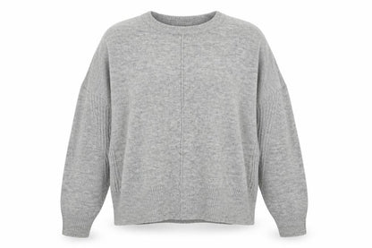Womens UK Size 6 Topshop Grey Pullover Jumper
