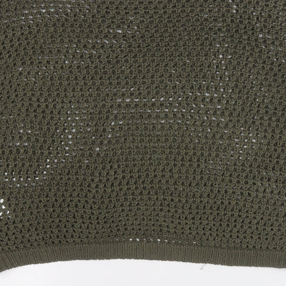 Primark Womens Green Round Neck  Acrylic Pullover Jumper Size XS