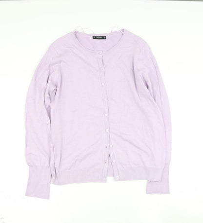 Womens UK Size M Dunnes Stores Purple Cape Jumper